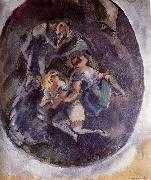 Three younger girl Jules Pascin